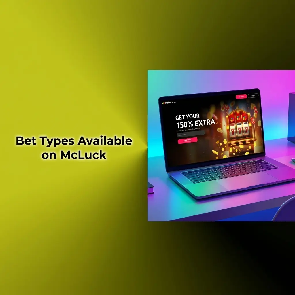 Single parlay and system bet types available on McLuck sportsbook explained with descriptions
