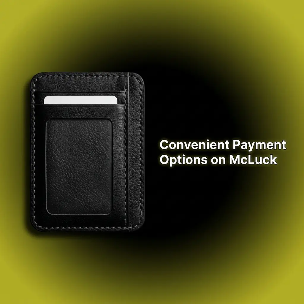 McLuck payment options including Visa, Mastercard, Apple Pay, Google Pay, ACH transfer, and Check by Mail for US players