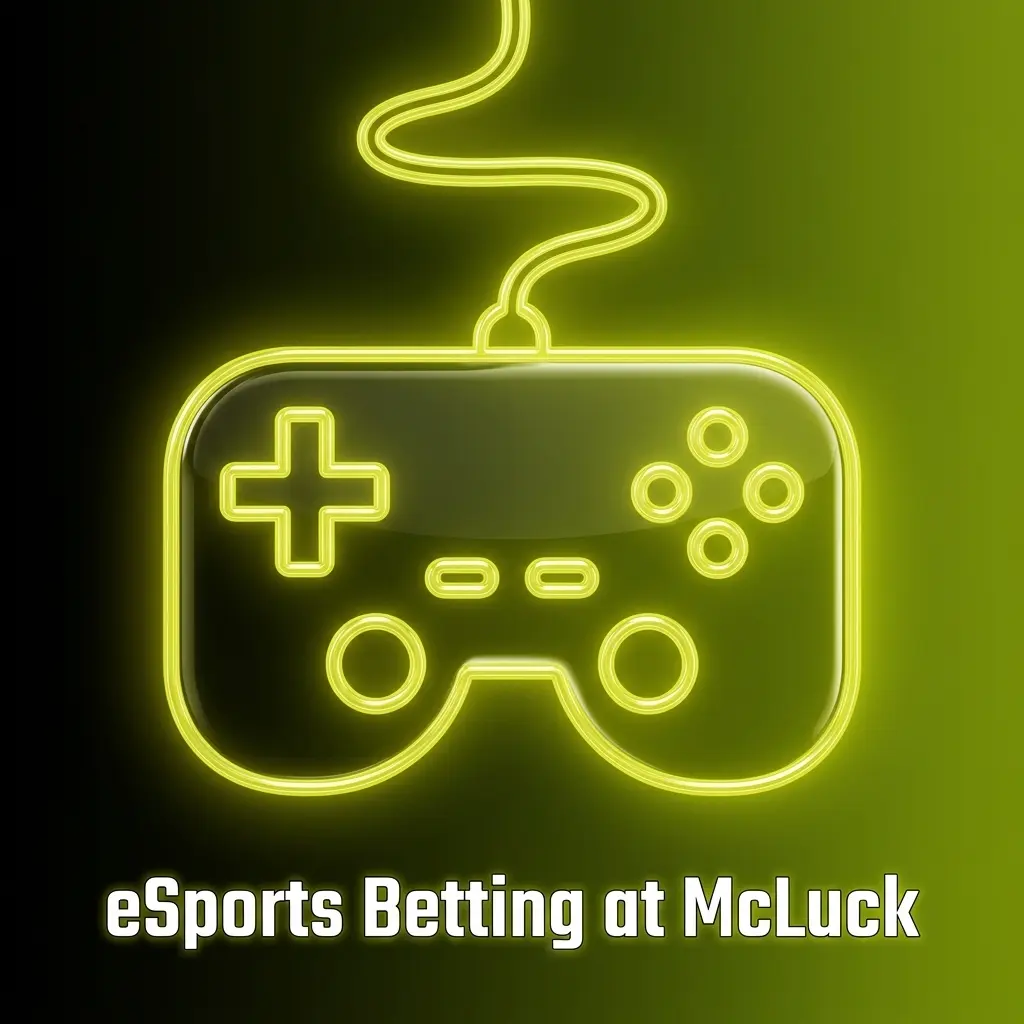McLuck eSports betting markets for US players featuring match winner and tournament outright options for top competitive gaming events