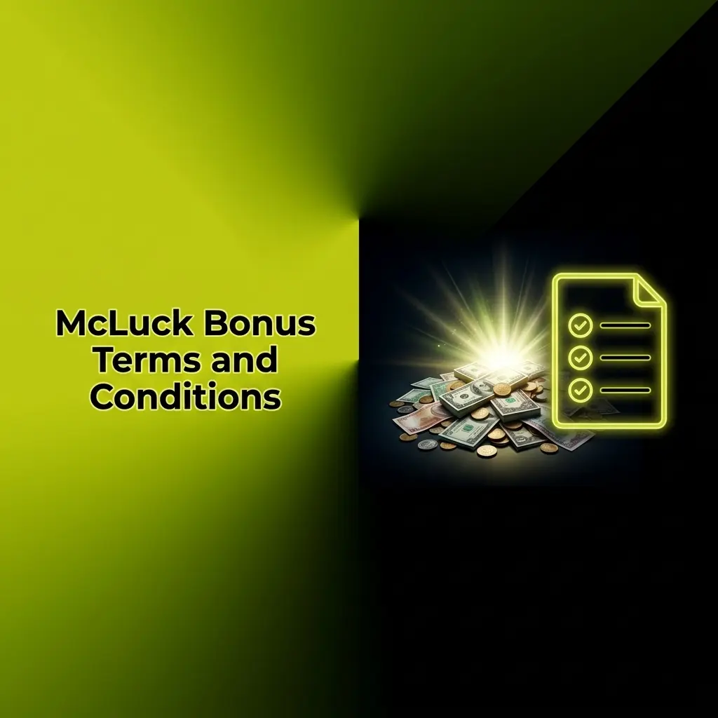 McLuck bonus terms and conditions overview showing sweepstakes rules, eligibility, redemption thresholds, and coin usage policies