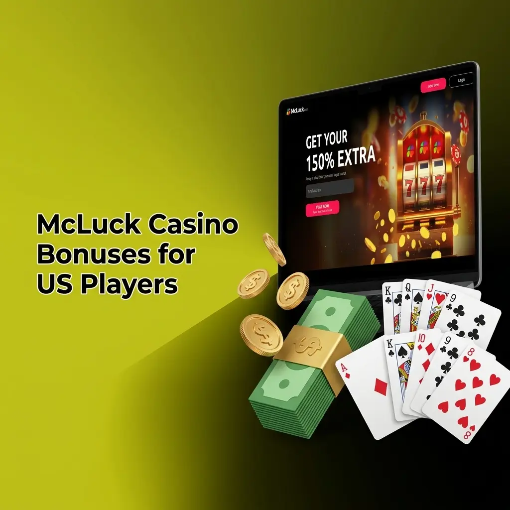 McLuck Casino bonuses for US players covering slots, table games, and live dealer titles with no third-party verification