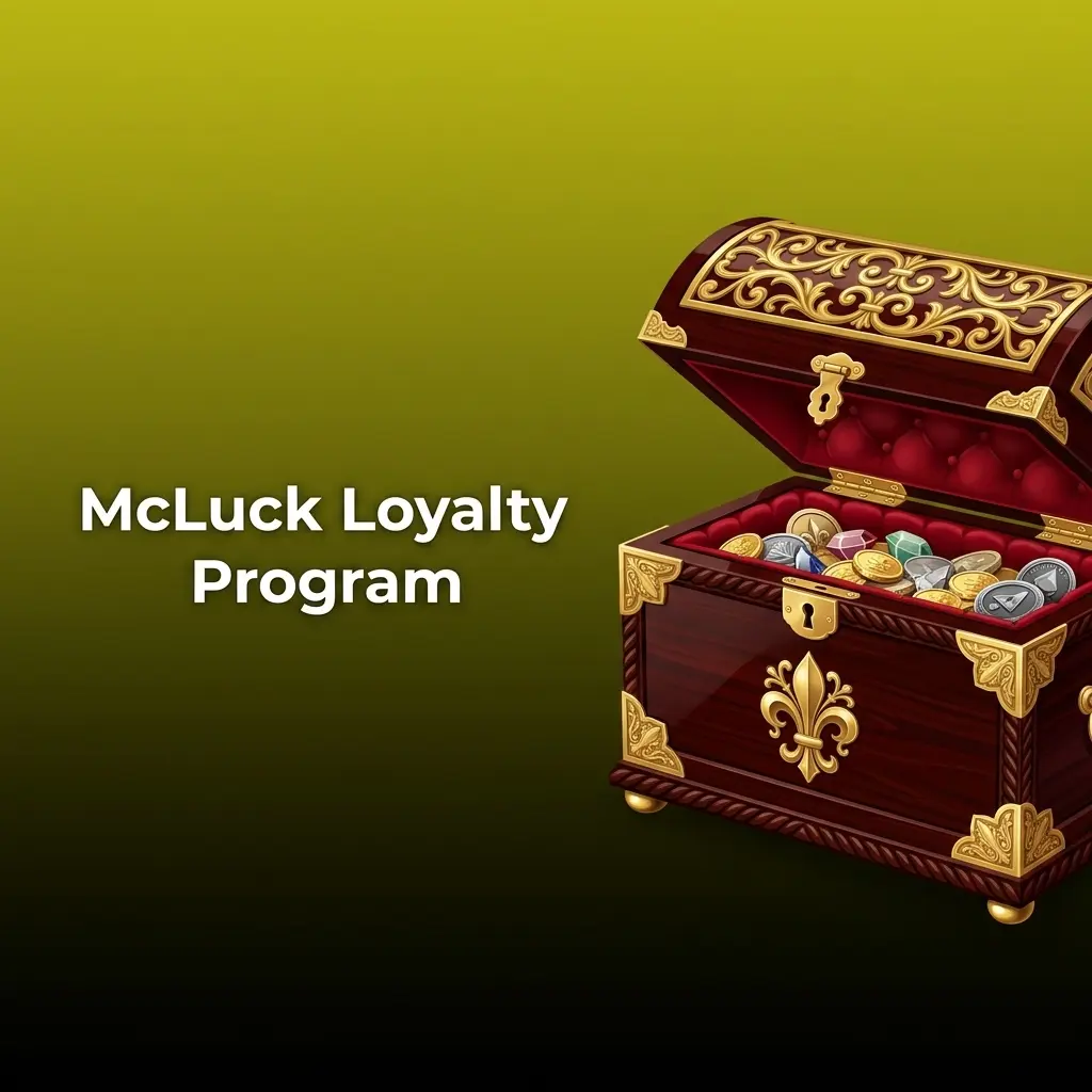 McLuck loyalty program five-tier system from Bronze to Diamond with escalating rewards for casino and sportsbook players