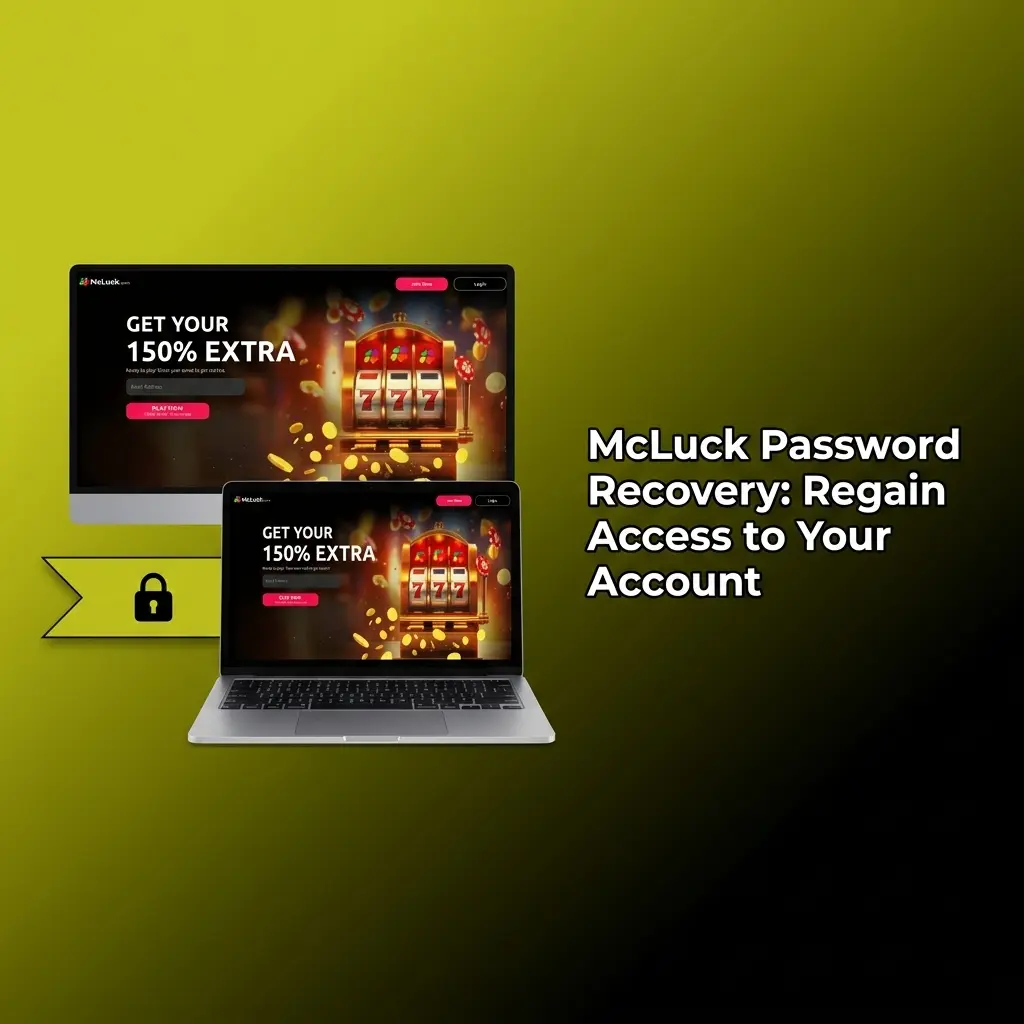 McLuck password recovery steps showing login page with Forgot Password link and email reset process
