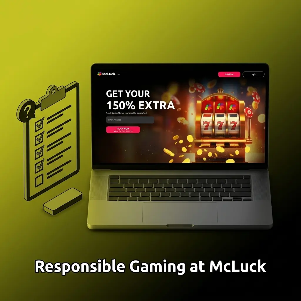McLuck responsible gaming tools including spend limits, self-exclusion, session reminders, and problem gambling support resources for US players